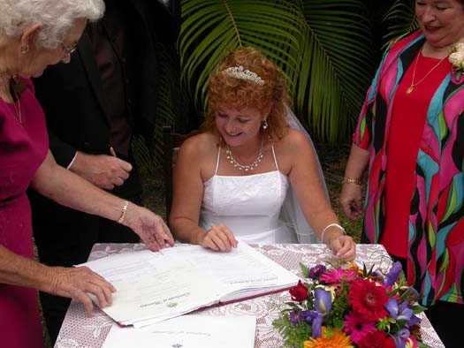 AUST QLD Mareeba 2003APR19 Wedding FLUX Ceremony 054